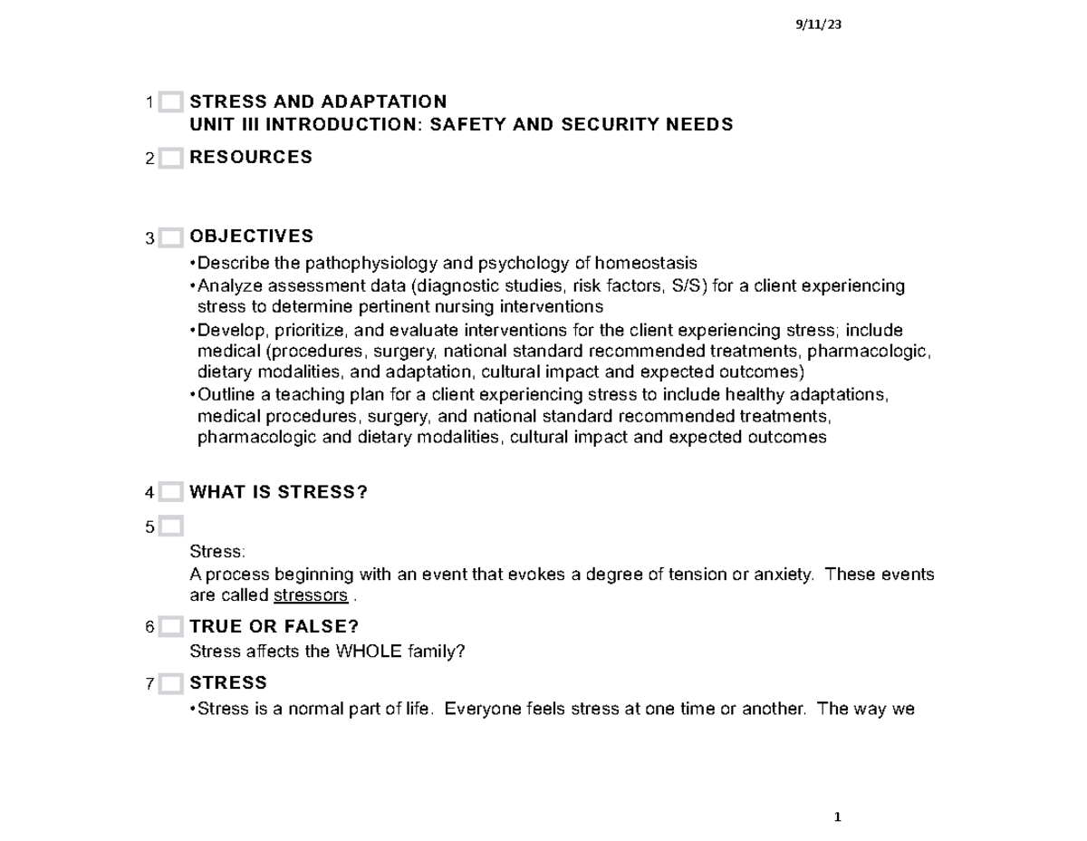 Stress and Coping Strategies in Nursing Practice: Insights for Students ...