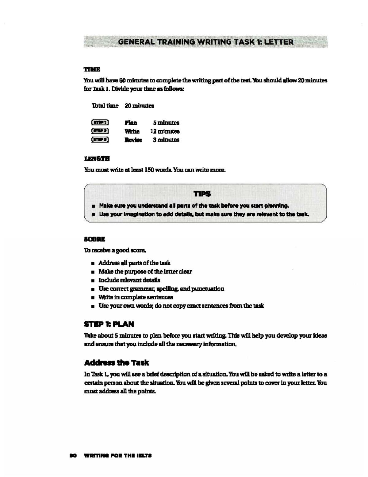 IELTS General Training Writing Task 1: Letter Guidelines and Tips - Studocu