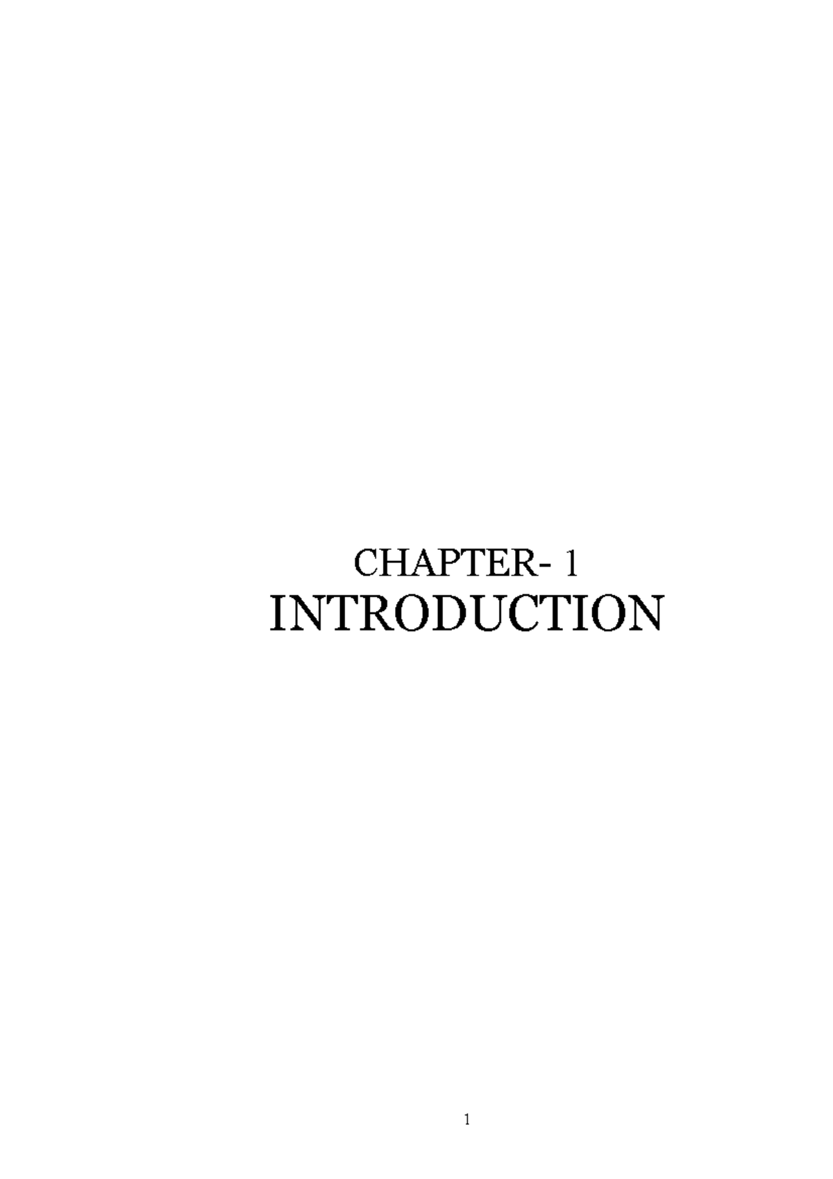 Recruitment AND Selection Process - CHAPTER- 1 INTRODUCTION ...