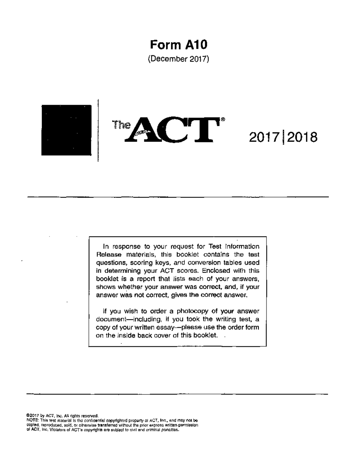 VEry good document to study from please - Form A10 (December 2017) R ...