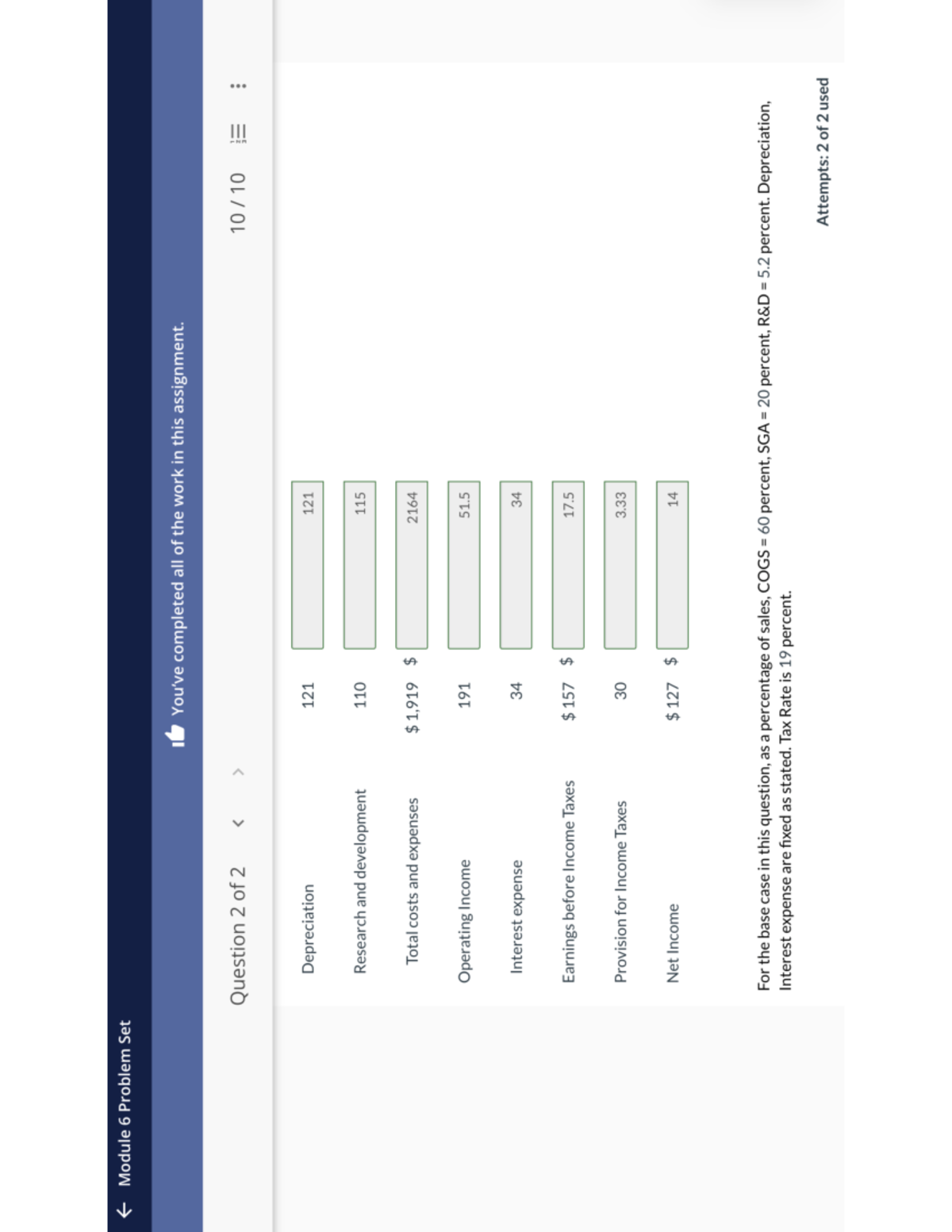 ACC 345 Problem Set 2: Analysis of Depreciation and Income Factors ...