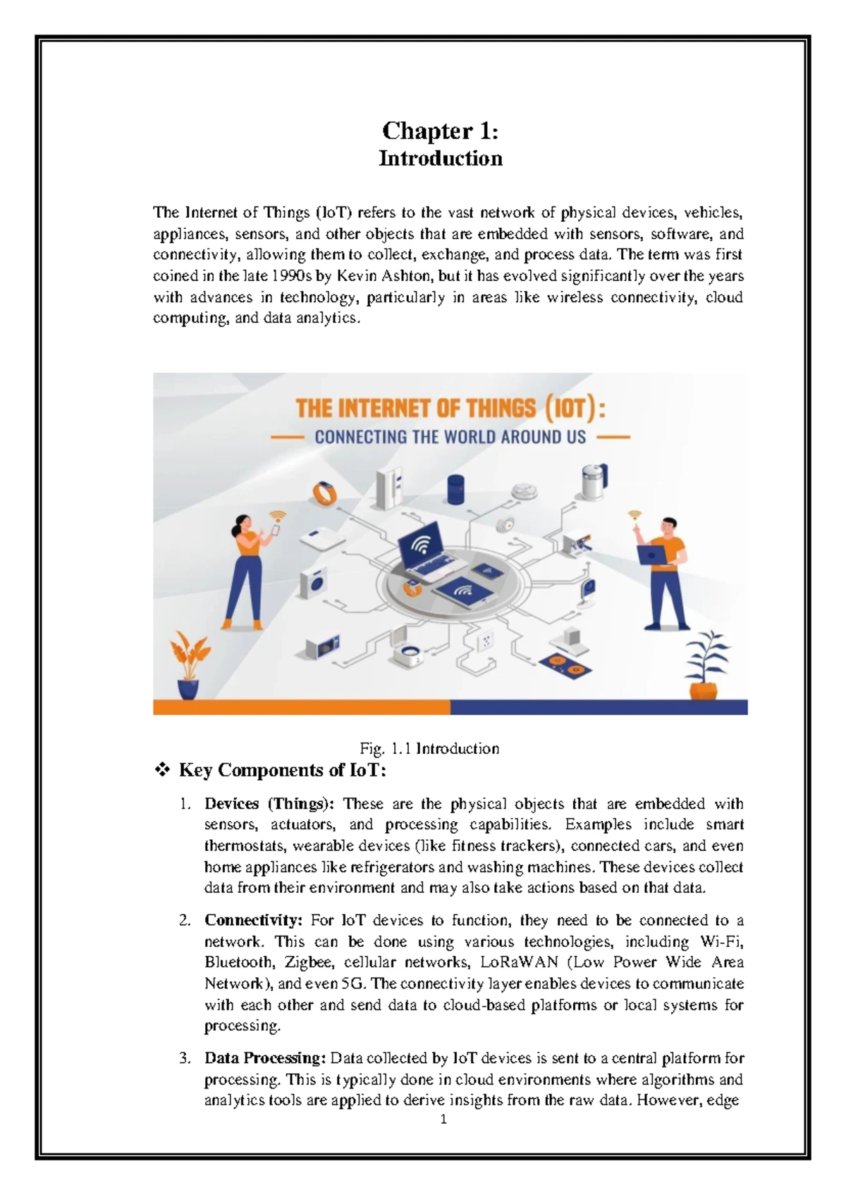 Internet of Things (IoT) Overview: Chapter 1 Introduction Report ...