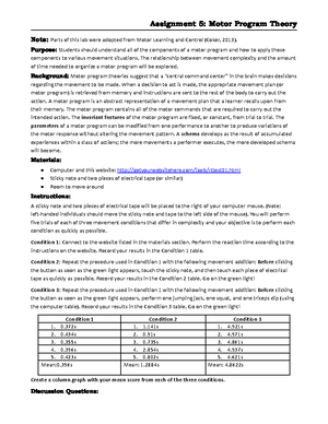 Stages of FMS Summary and Table Contents - Summary of Locomotor ...