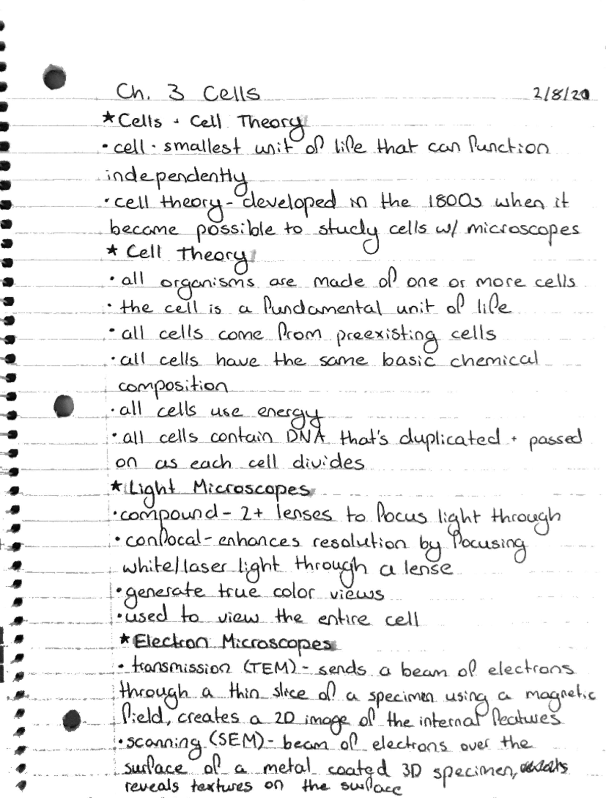 Biology 101: Chapter 3 - Exploring Cell Structure & Function - Studocu
