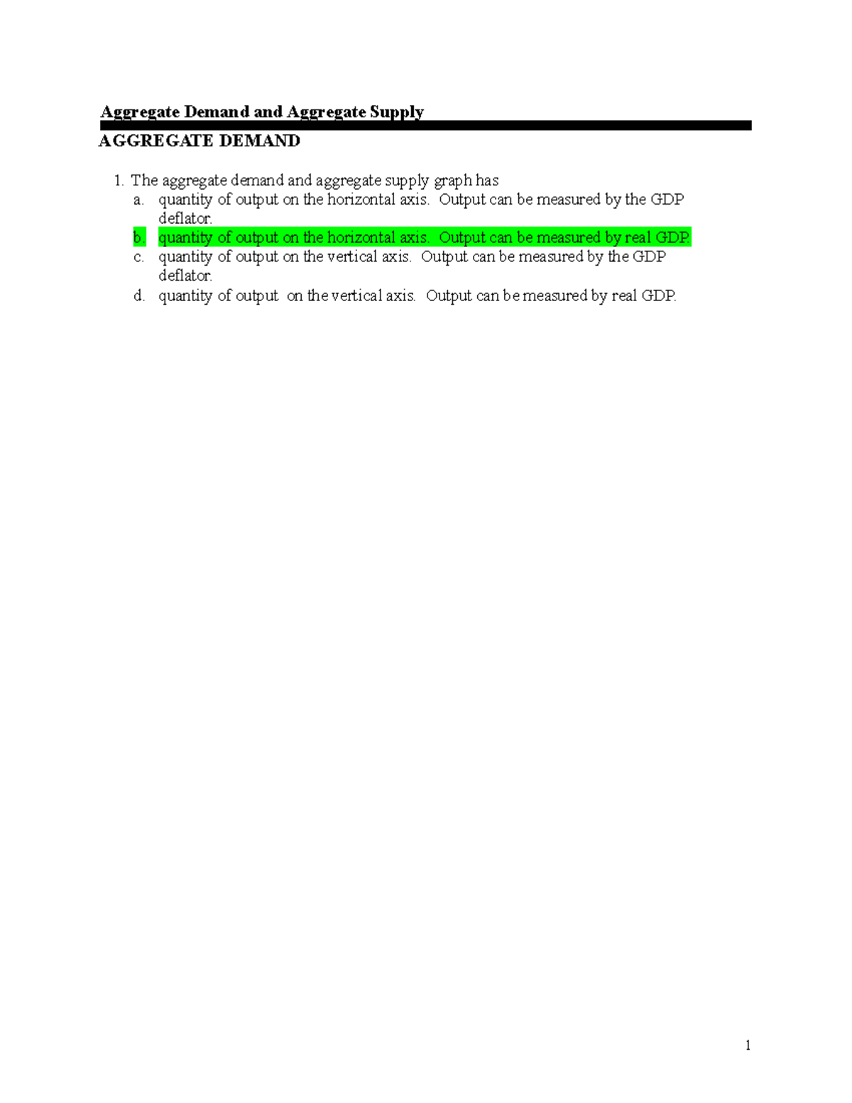 Chapter 7 AD-AS - okkk - Aggregate Demand and Aggregate Supply ...