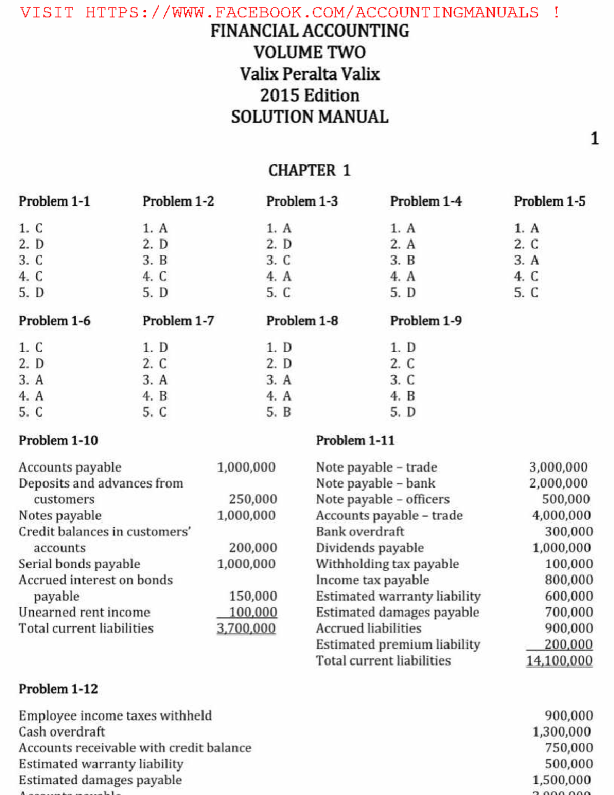 Financial Accounting 2: Key Concepts & Principles - Valix 2015 - Studocu