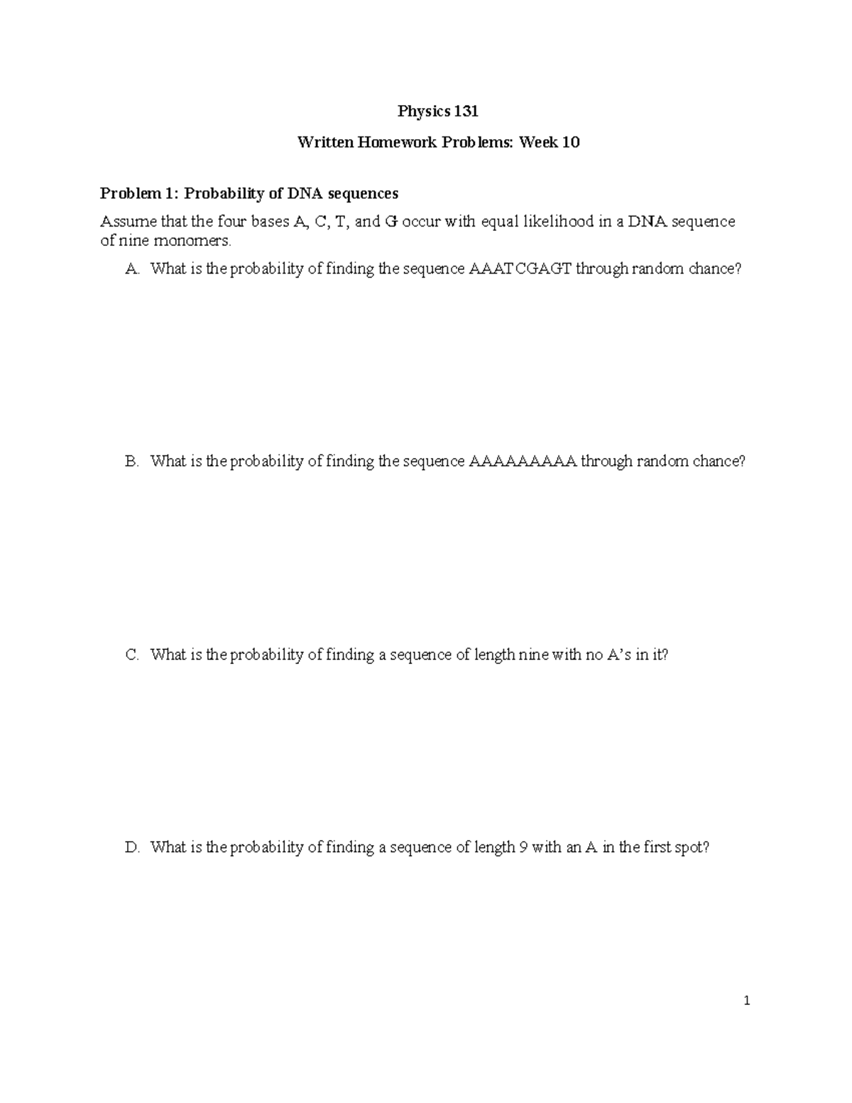 P131 merged written homework files w10 15 final copy - 1 Physics 131 ...