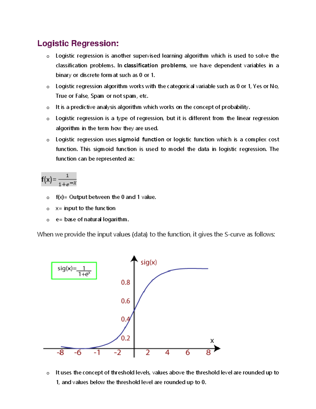 Logistic Regression: A Comprehensive Overview of Classification ...
