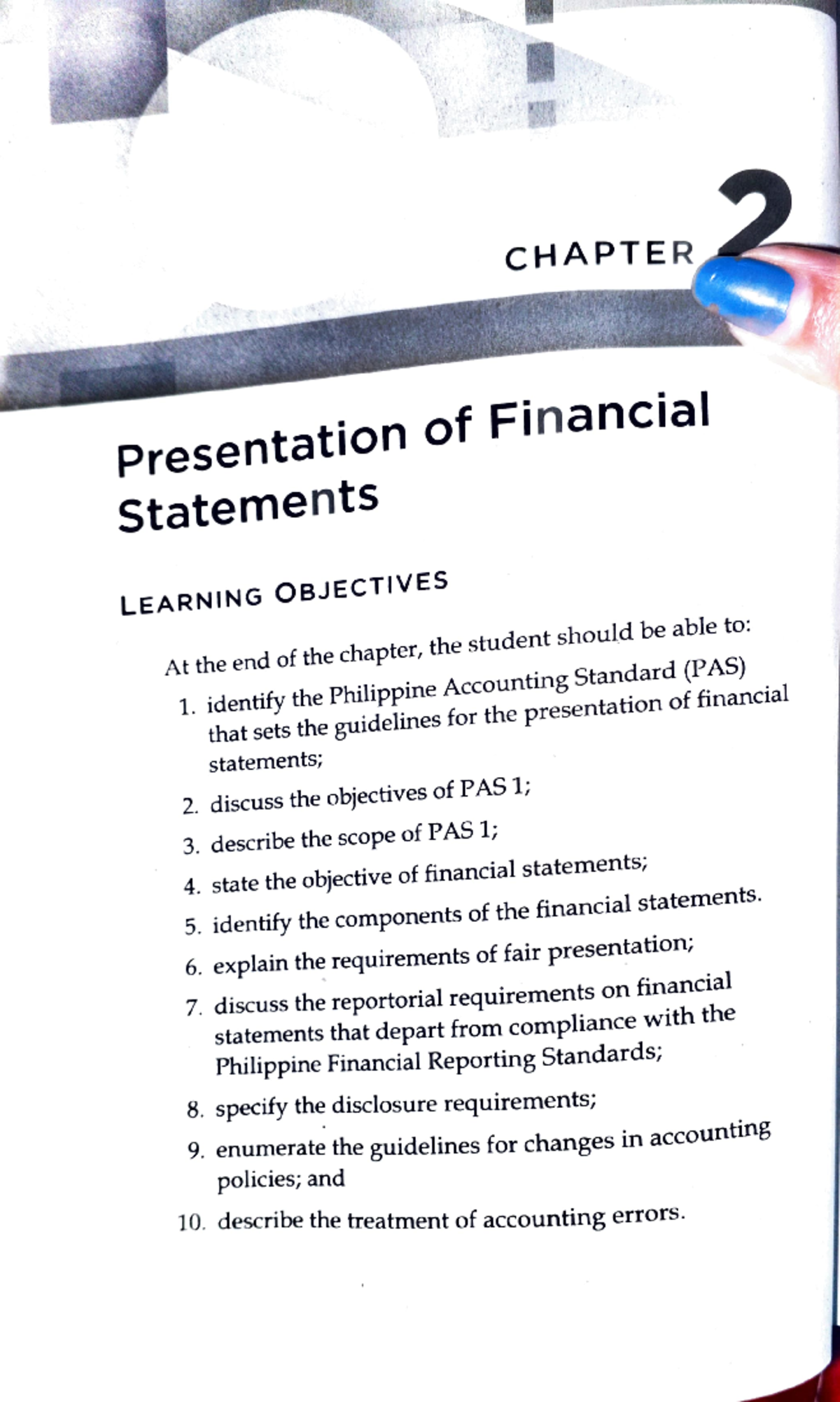 FAR 102: Chapter 2 - Presentation of Financial Statements Overview ...