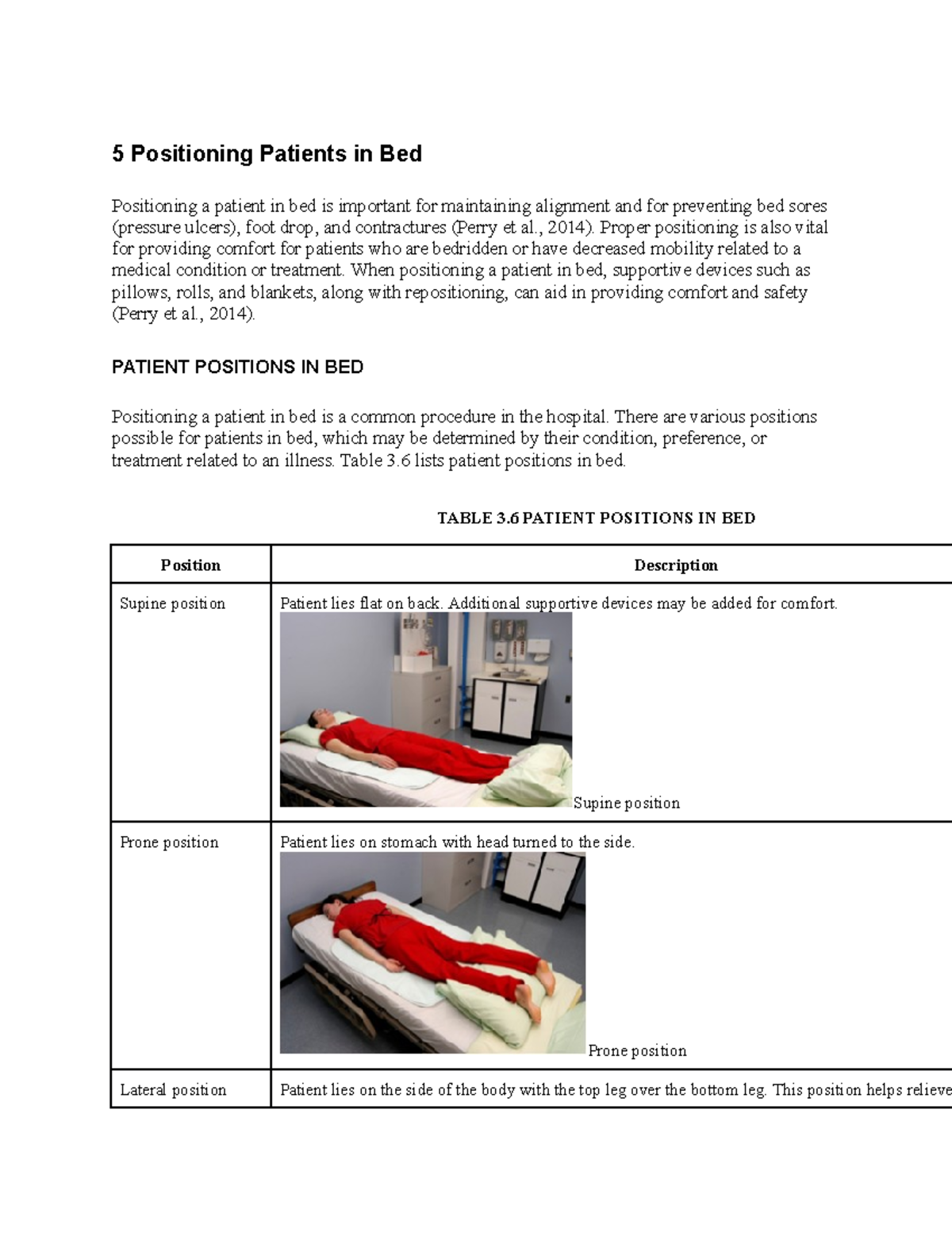 Patient Positioning Techniques in Bed: A Guide to Proper Care - Studocu