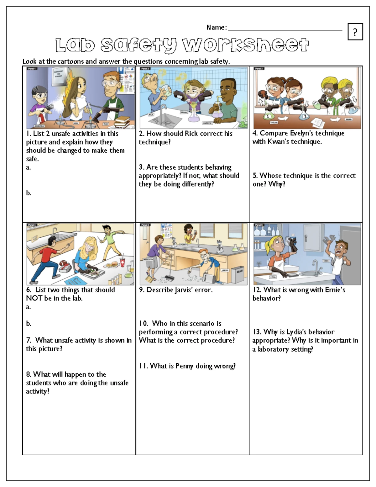 Lab Safety Quiz - Understanding Hazard Symbols and Procedures - Studocu