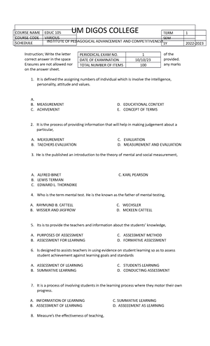 Module 1- Lesson 1 - Questionnaire for students - M O D U L E 1 ...