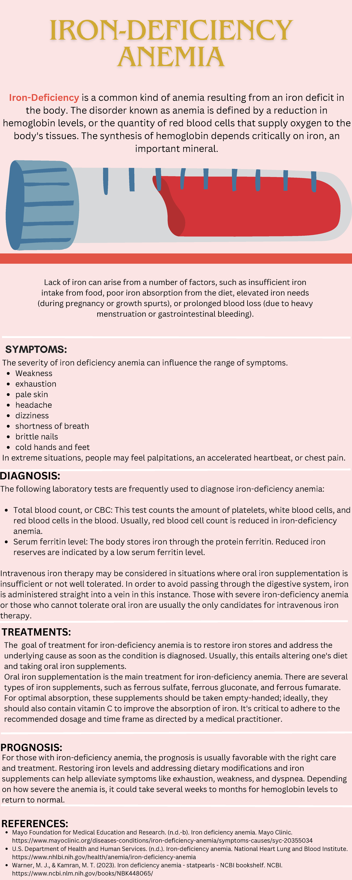 Iron Deficiency Anemia Symptoms Causes Diagnosis