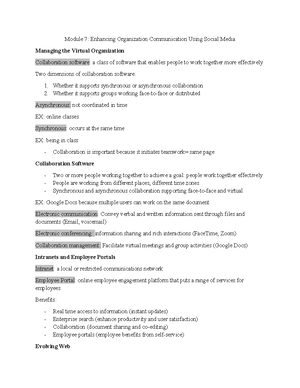 MIS Exam #1 Study Guide - Study Guide for Exam # For the Multiple ...