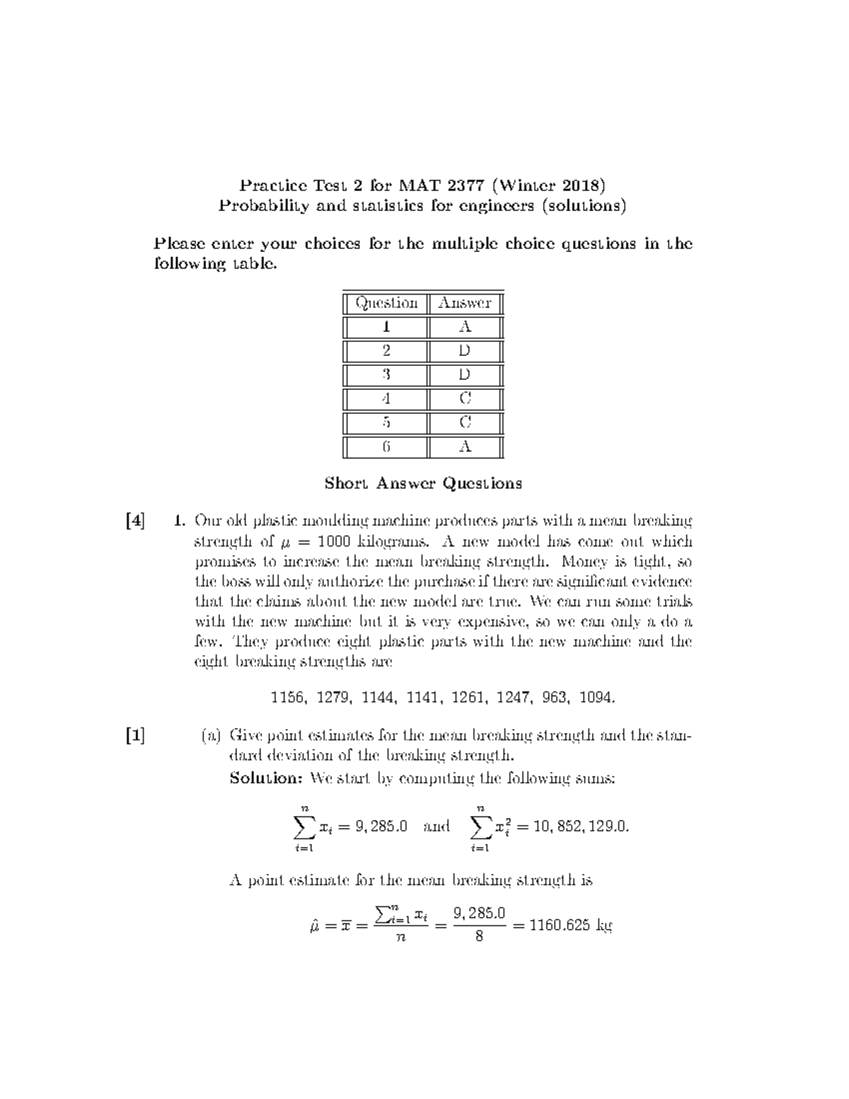 Practice Test 2 - Pr t st ♦r ♥t r - Studocu