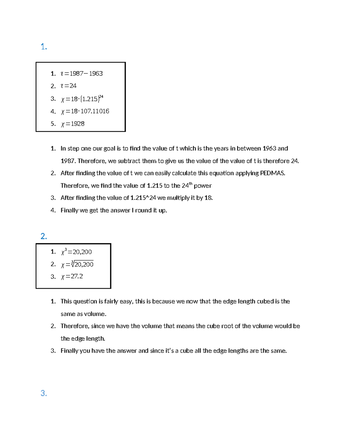Math Assignment #2: Detailed Solutions and Explanations - Studocu