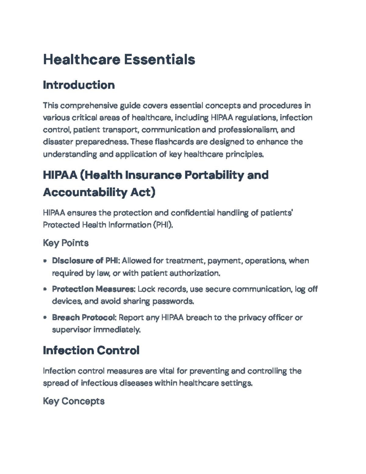 Healthcare Essentials: Key Concepts for Patient Safety & Communication ...