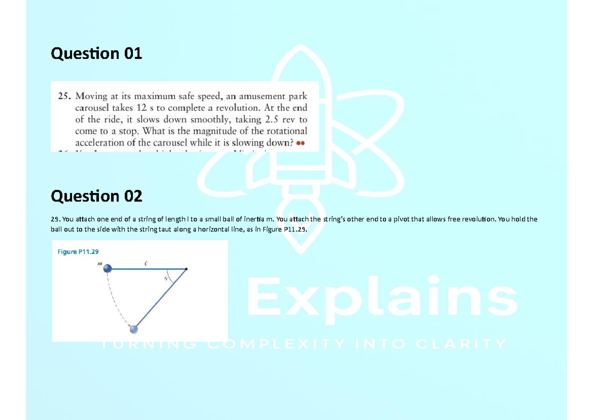 T&DExplains PHYS 101 Exam Prep Questions and Solutions - Studocu