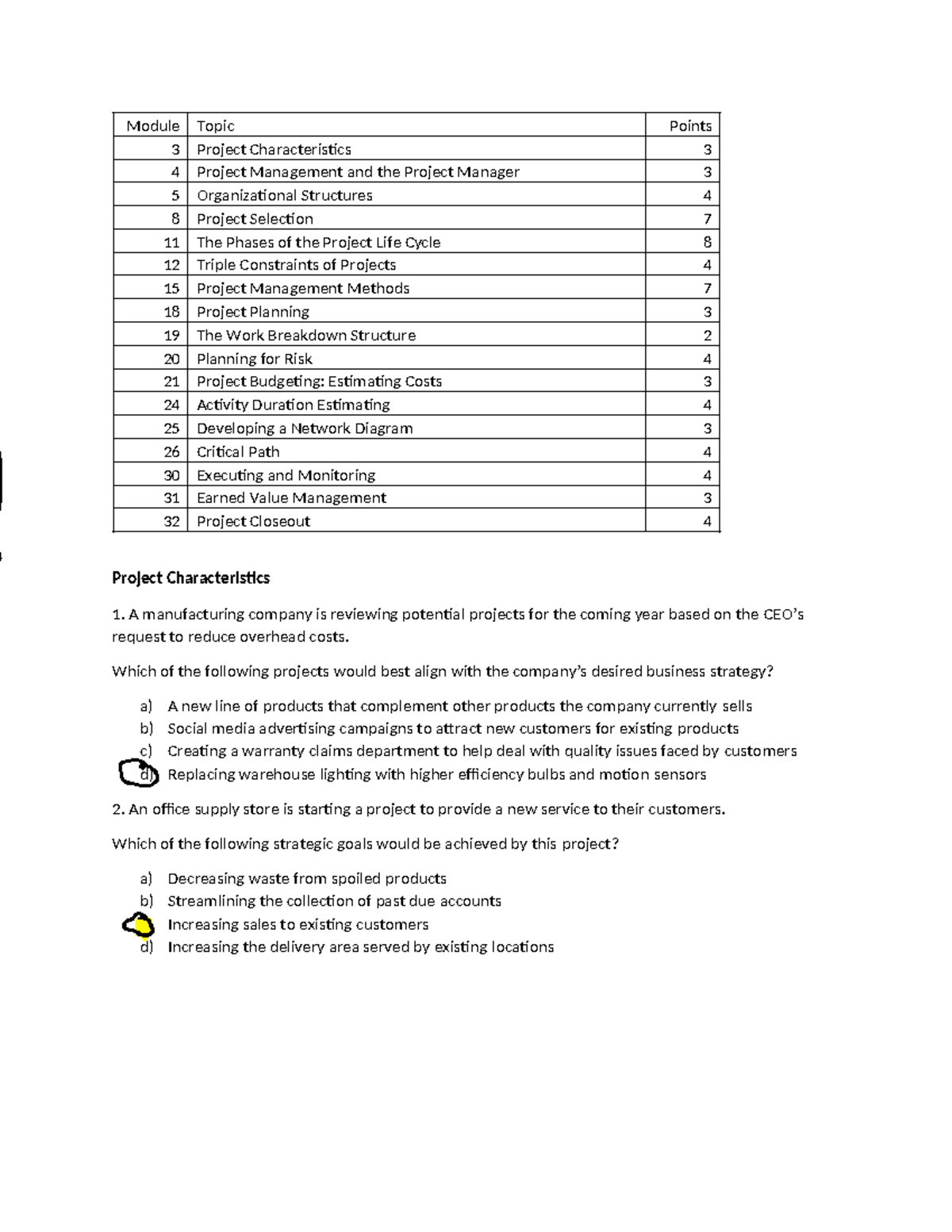 C722 Final Exam - Project Management Concepts and Techniques - Studocu
