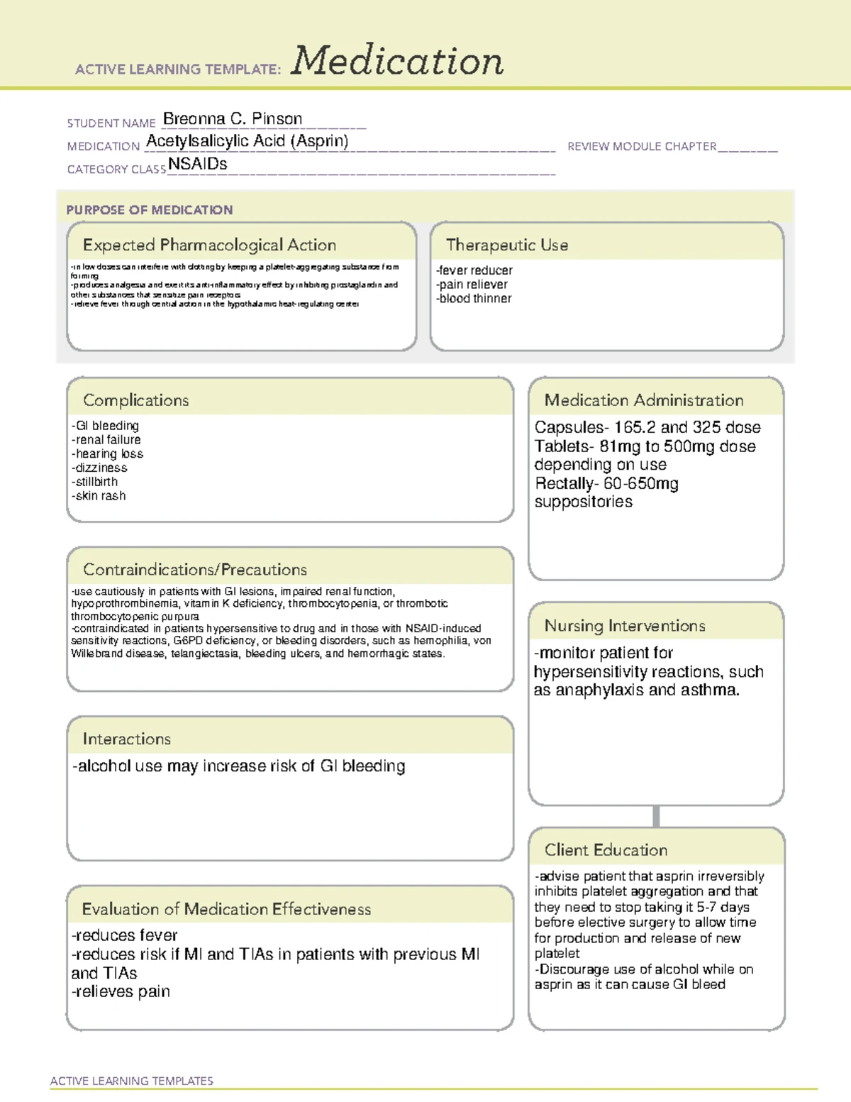 Basic Concept Tasks for Assistive Personnel - Active Learning Template ...