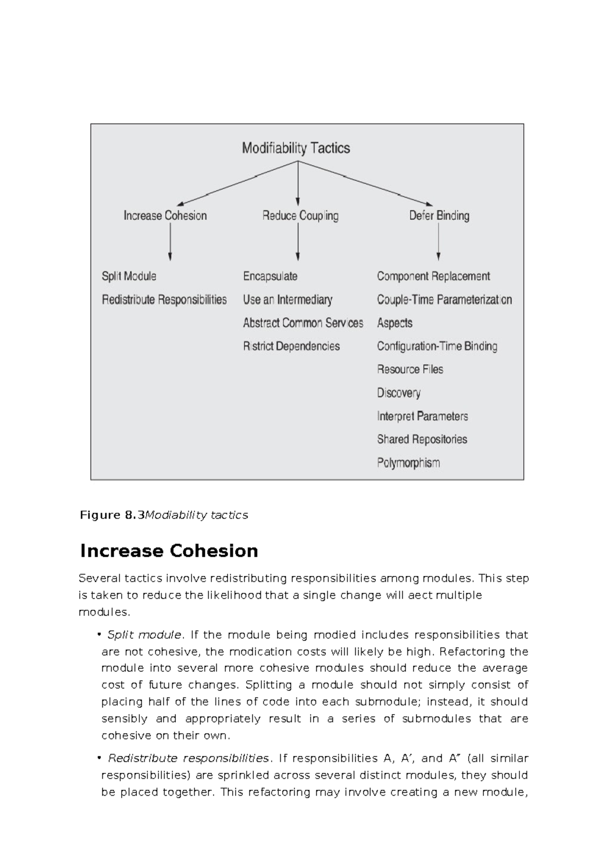 Modiability Tactics and Patterns for Software Architecture (CS 101 ...