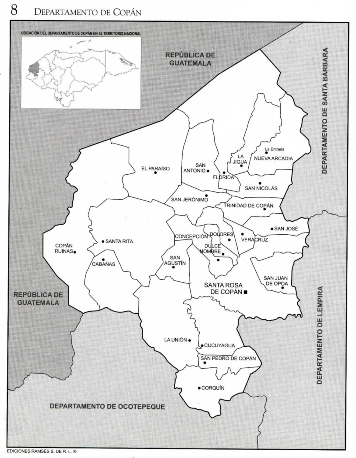 Mapas del Departamento de Copan y sus alrededores - 741718925 - Studocu
