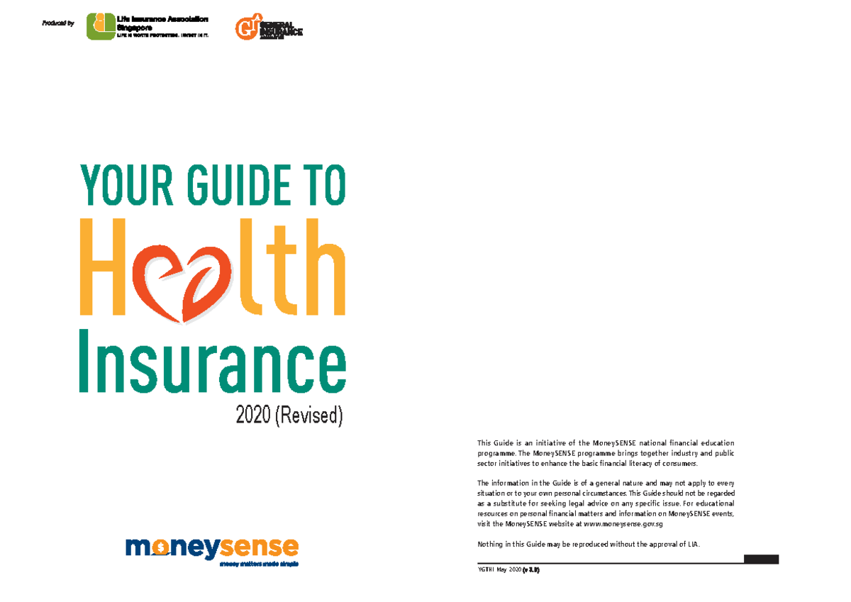 Health Insurance Guide (2020) - Understanding Policies & Coverage - Studocu