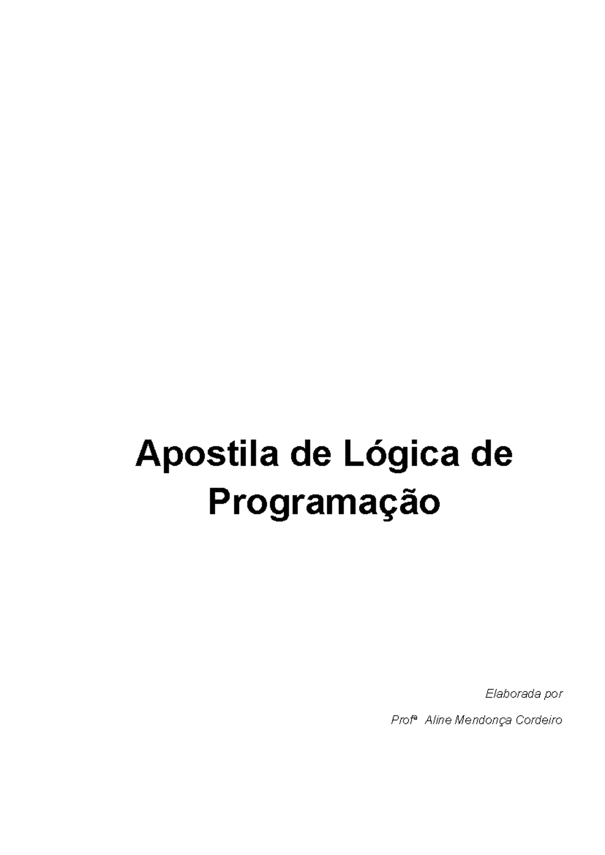 Apostila de Lógica de Programação e Java - Atualização Jul 2025 - Studocu