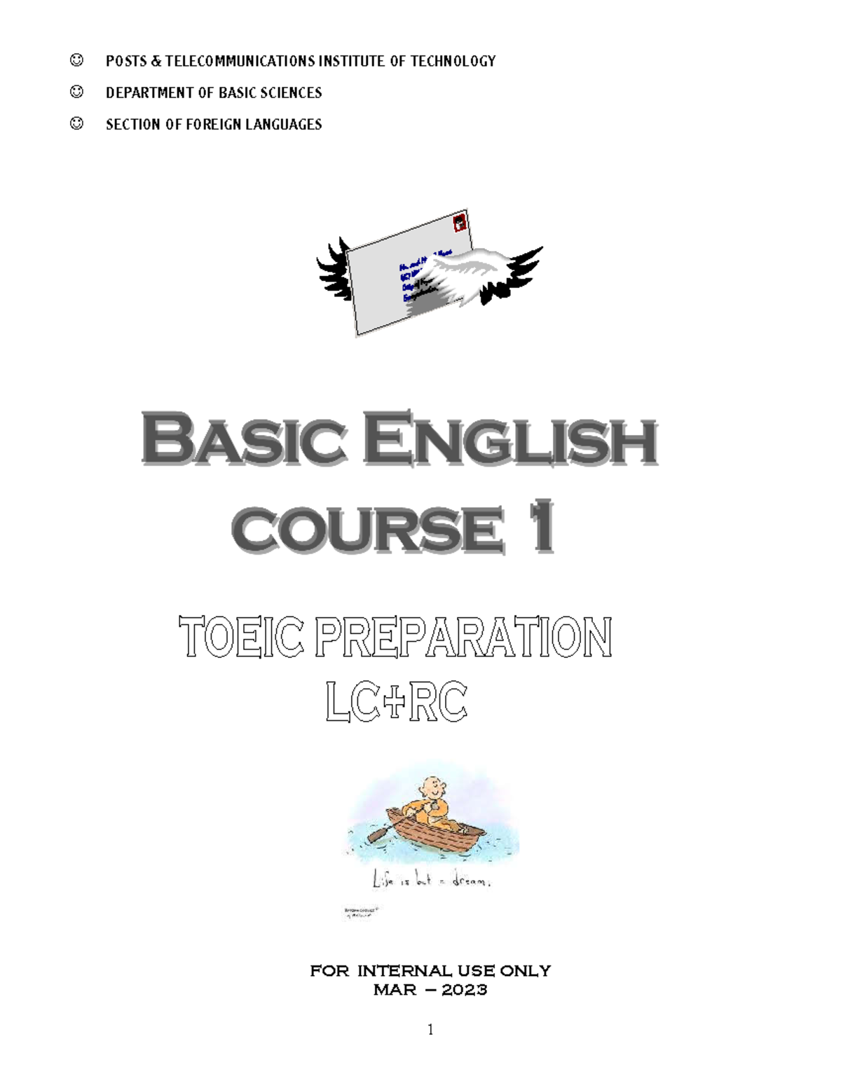 2023 Basic English Course 1 NEW - POSTS & TELECOMMUNICATIONS INSTITUTE ...