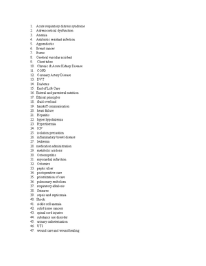 WEEK 2 PEDS - Notes - NR328 Week 2 Concept List Infection Control ...