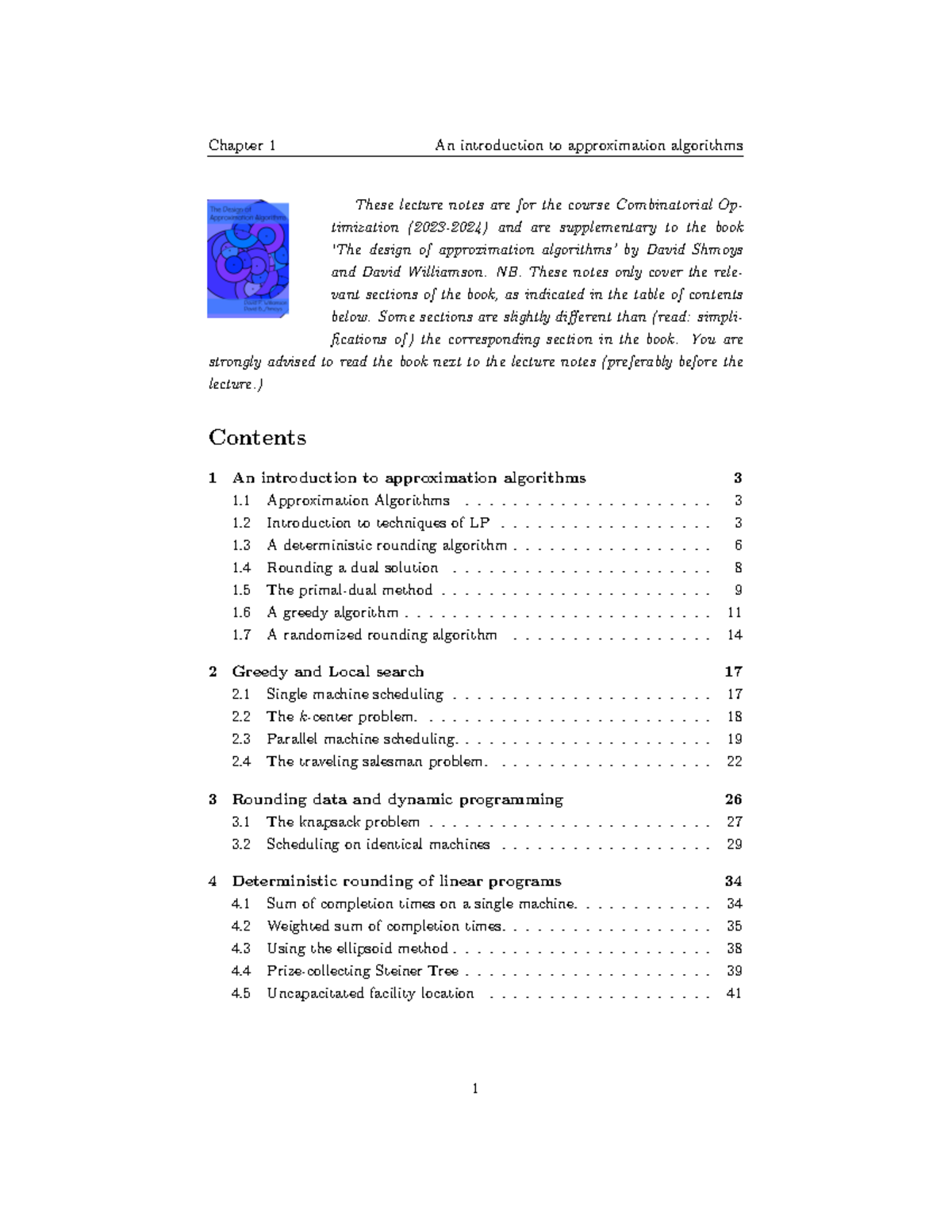 Lecture Notes on Combinatorial Optimization - CO-2023 - Studeersnel
