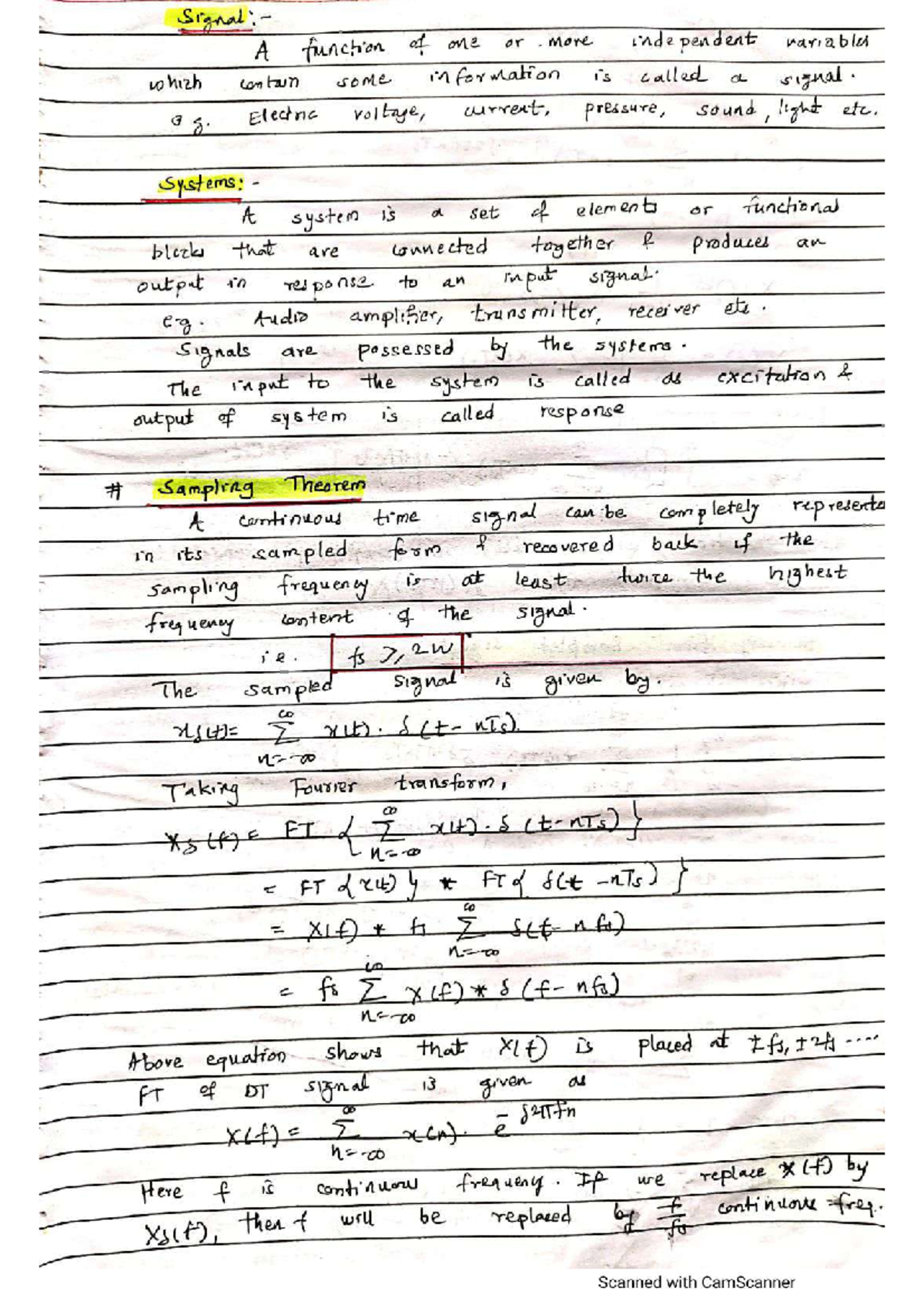 Unit I: Handwritten Notes Review for Upcoming Exam - Studocu