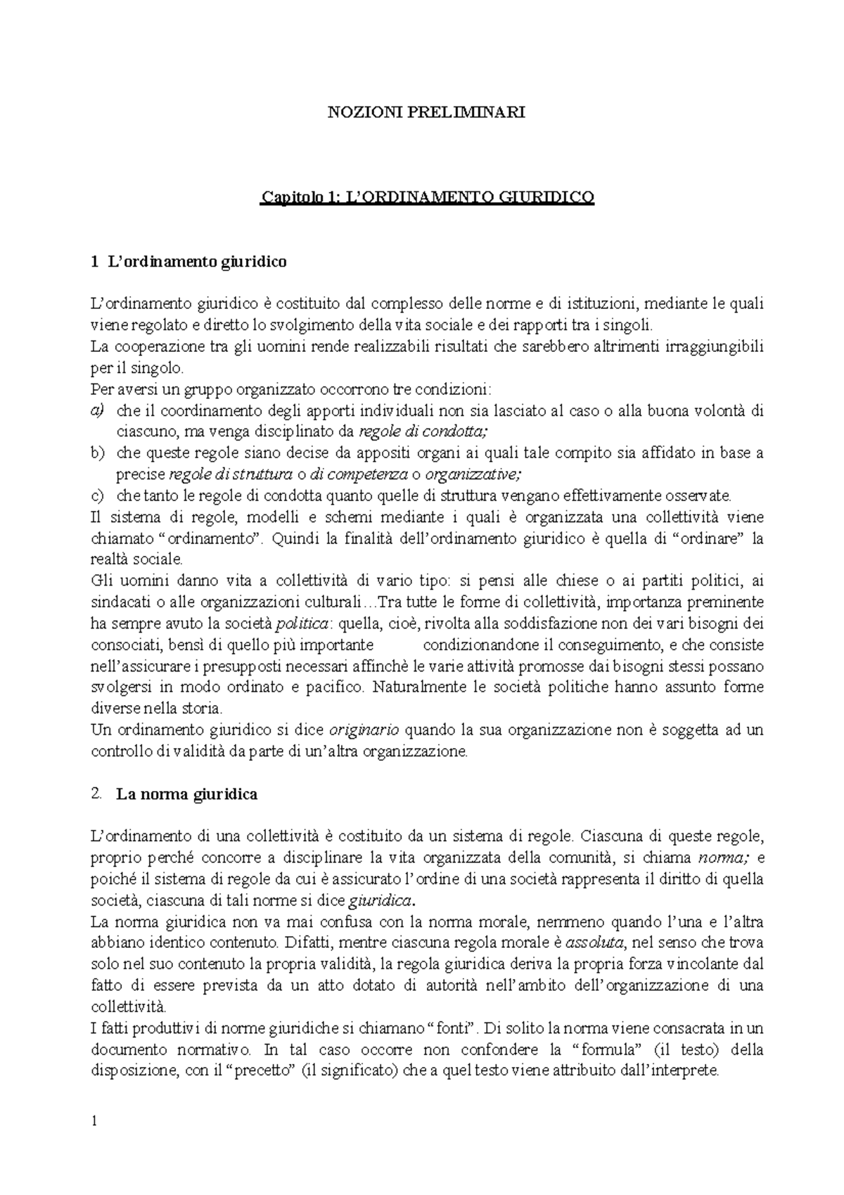 Riassunto Manuale Diritto Privato di Torrente - Diritto Privato a.a. 2016/2017 - Document Preview