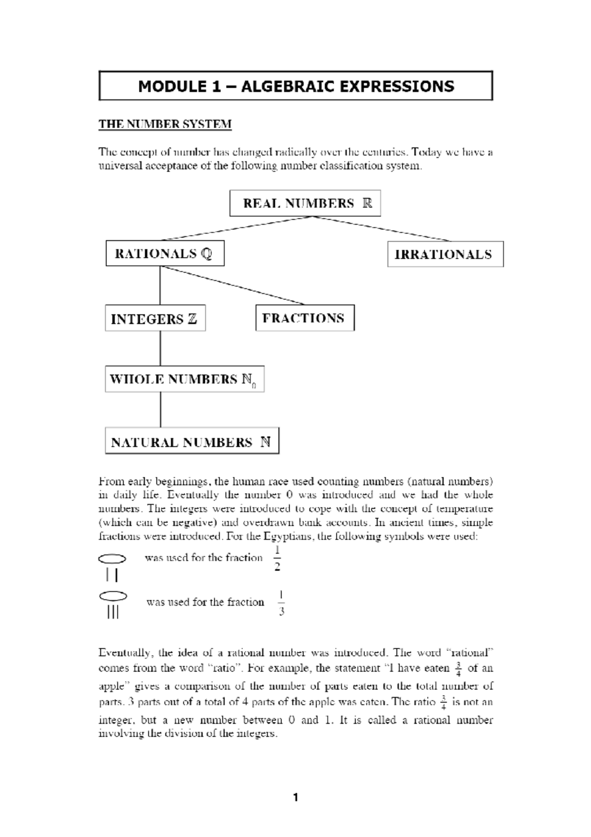 Final Exam Review Notes for Course XYZ 101: Algebraic Expressions ...