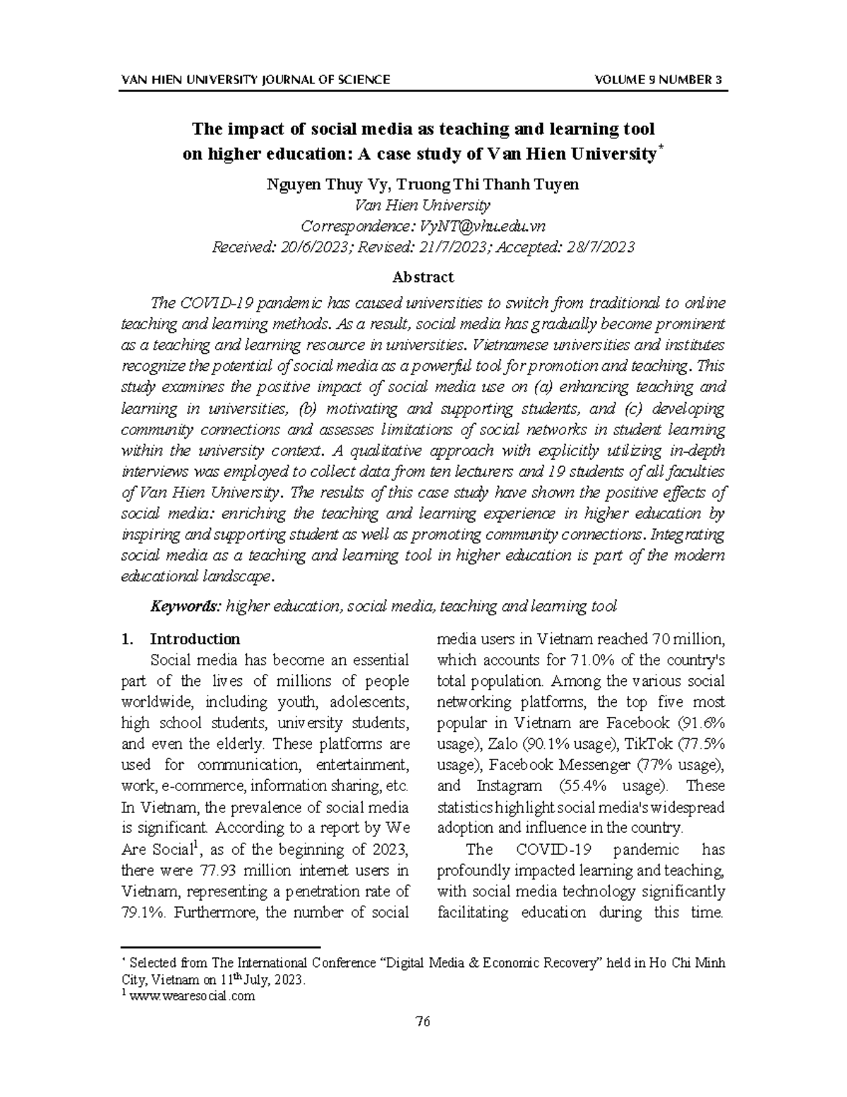 The Impact of Social Media on Teaching & Learning in Higher Ed: A Case ...