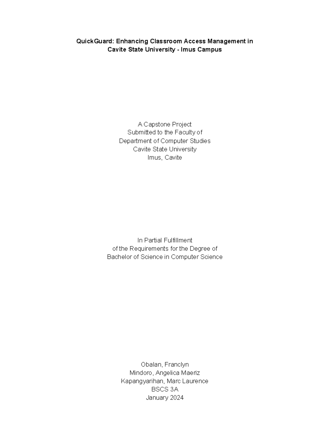 classroom management thesis titles