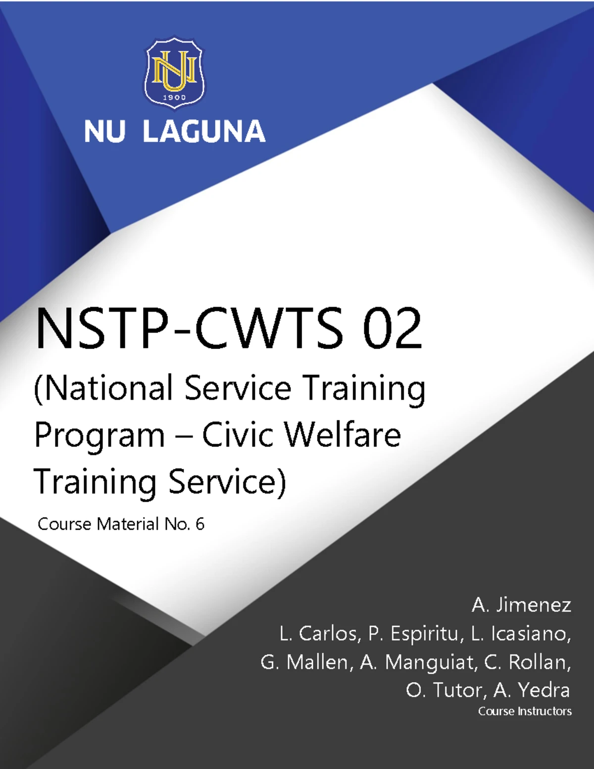 NSTP-CWTS-2 - Lesson 7: Key Concepts in Project Documentation - Studocu
