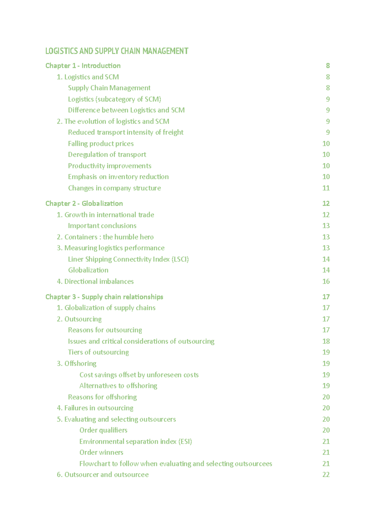 Logistics and SCM*-2 - LOGISTICS AND SUPPLY CHAIN MANAGEMENT Chapter 1 ...