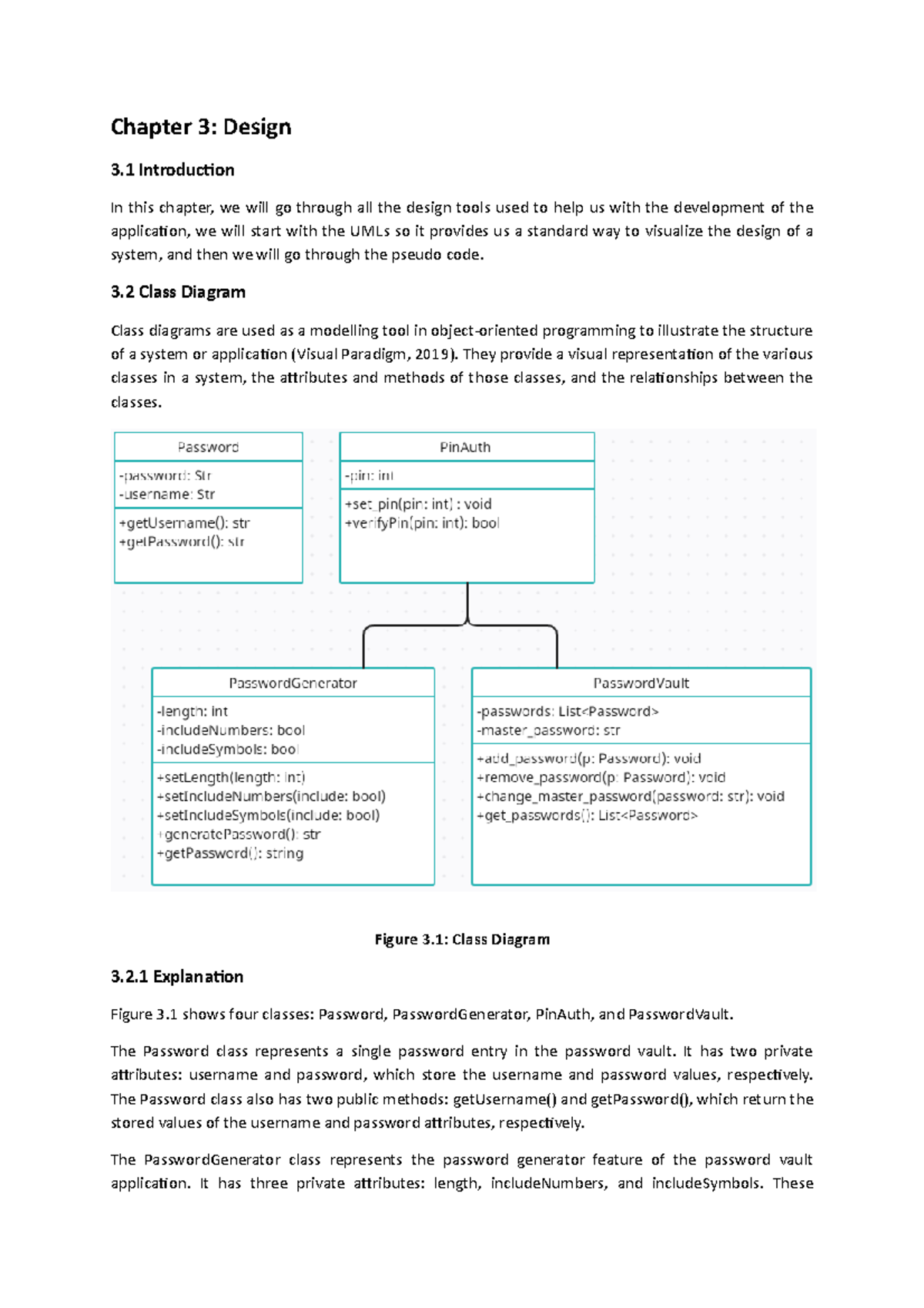 Design Overview in Dissertation Chapter 3: UMLs and Pseudo Code - Studocu