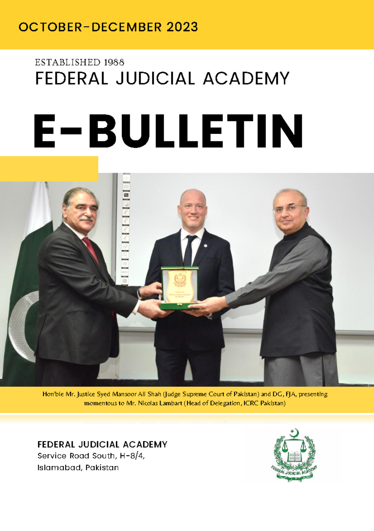 FJA E-Bulletin: Q4 2023 Highlights and Faculty Updates - Studocu
