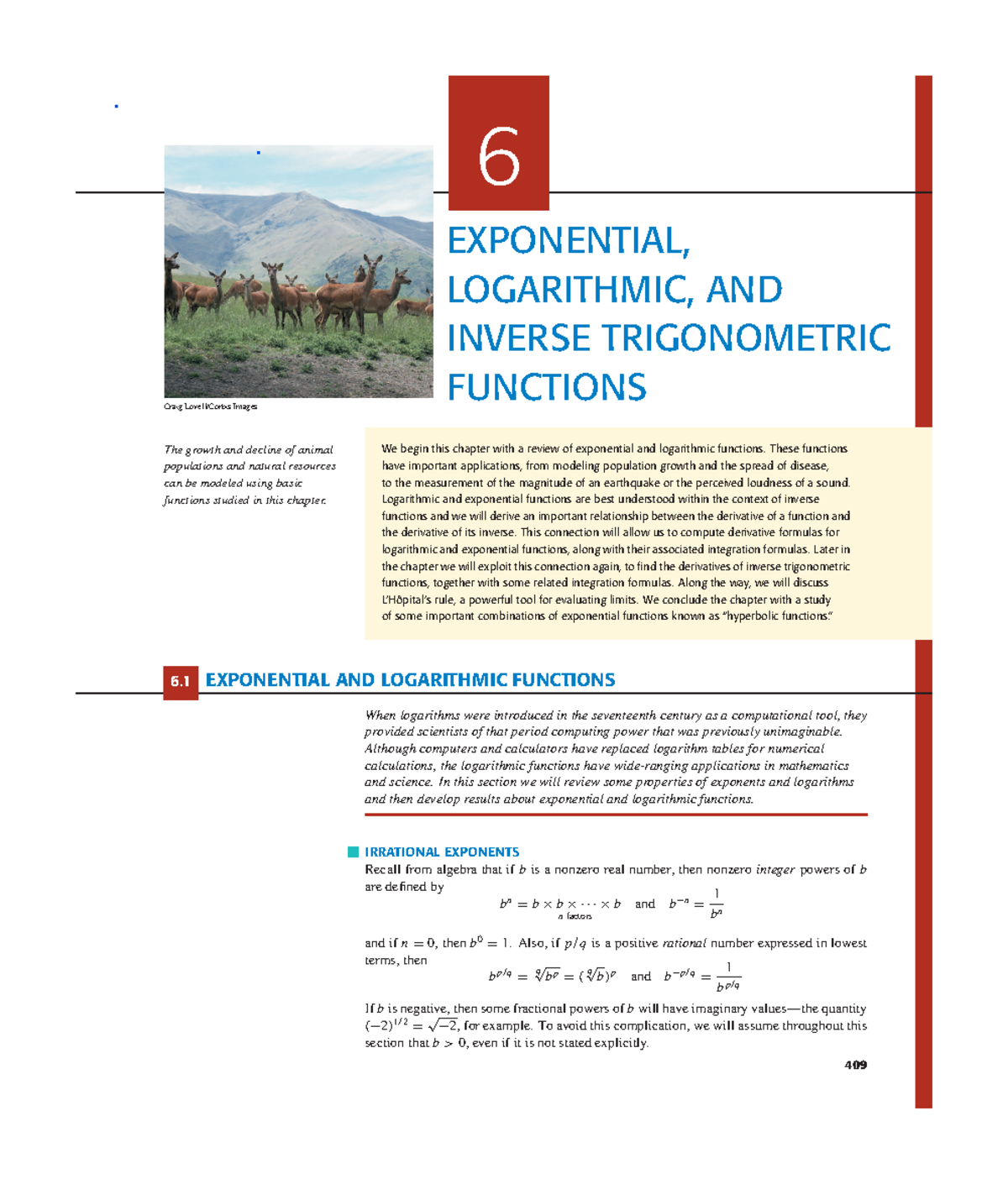 Math Work Ch6-1: Exponential & Logarithmic Functions Overview - Studocu