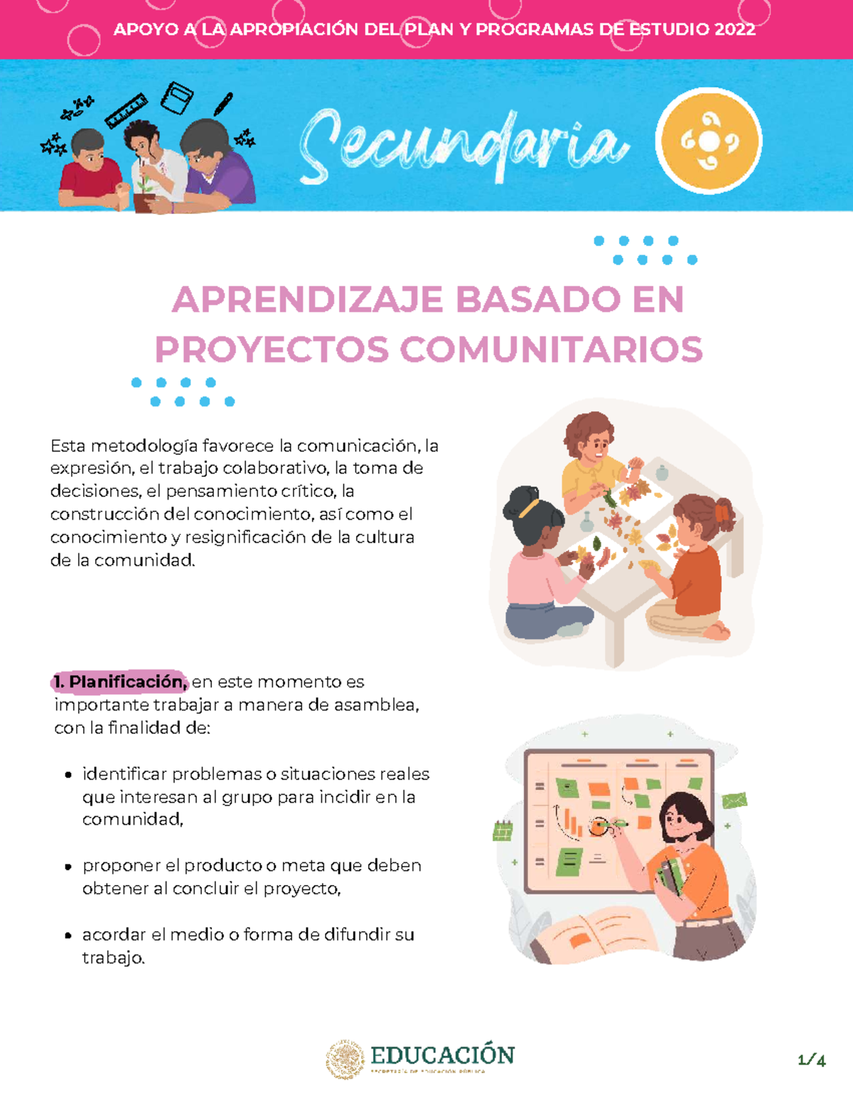 Aprendizaje Basado en Proyectos Comunitarios - Curso 1 - Studocu