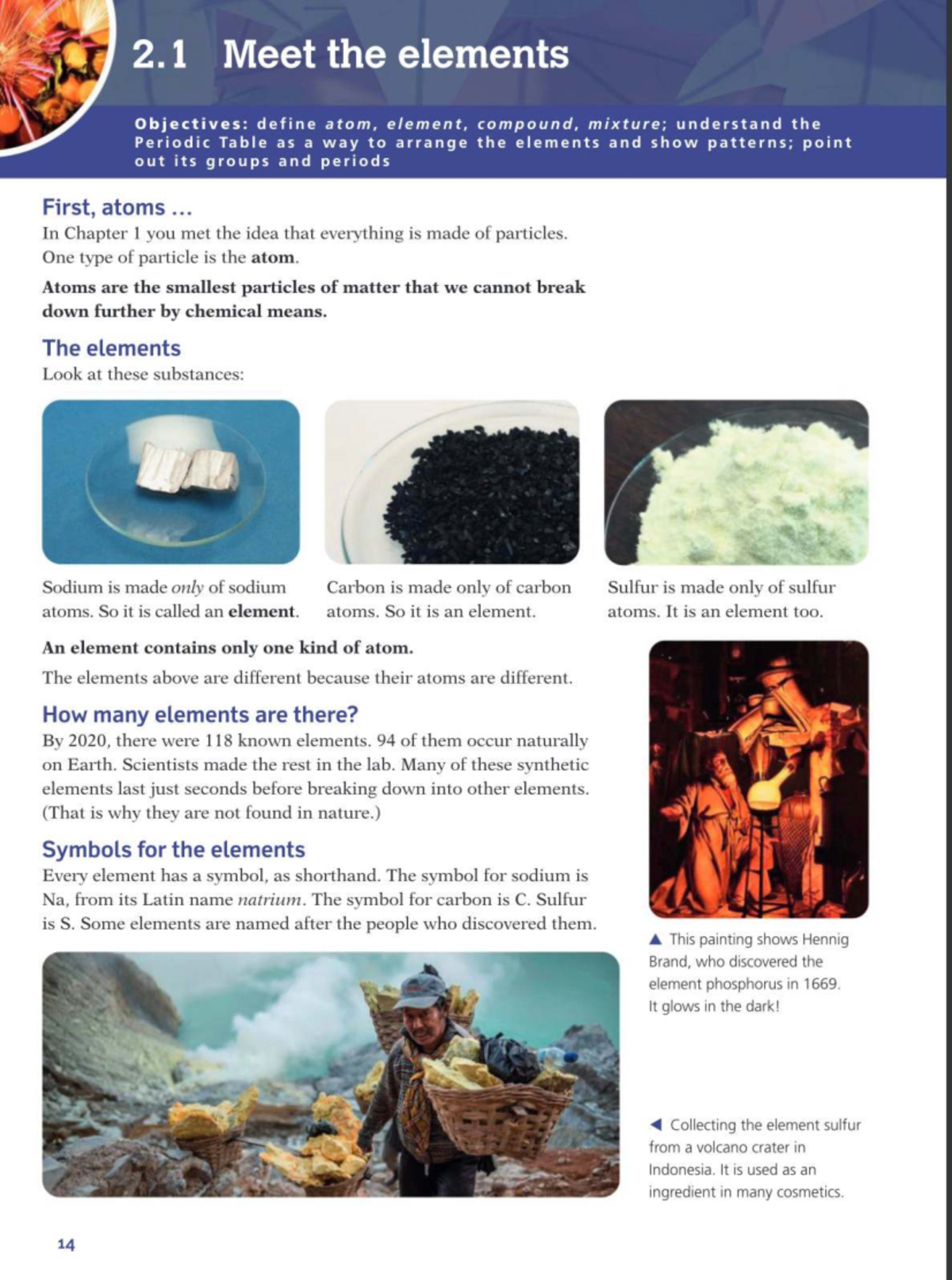 Chapter 2.1: Meet the Elements - Atoms, Compounds, and the Periodic ...