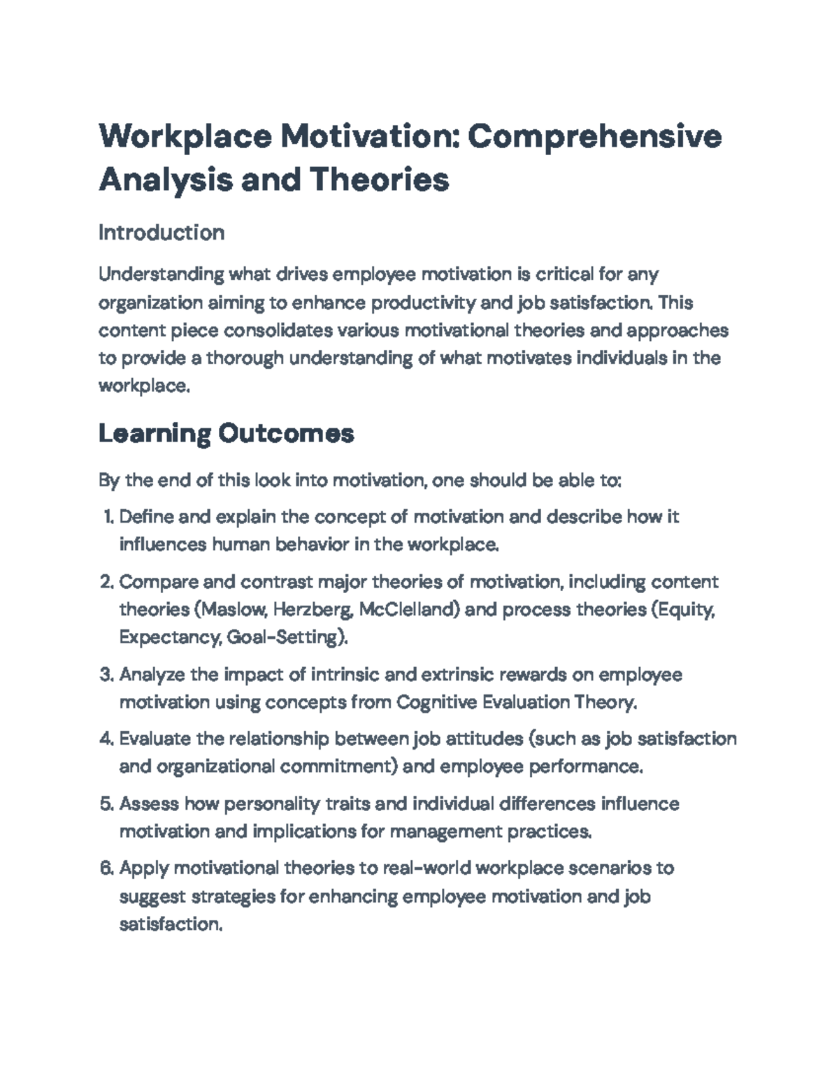 Workplace Motivation Theories & Strategies: Insights on Employee ...