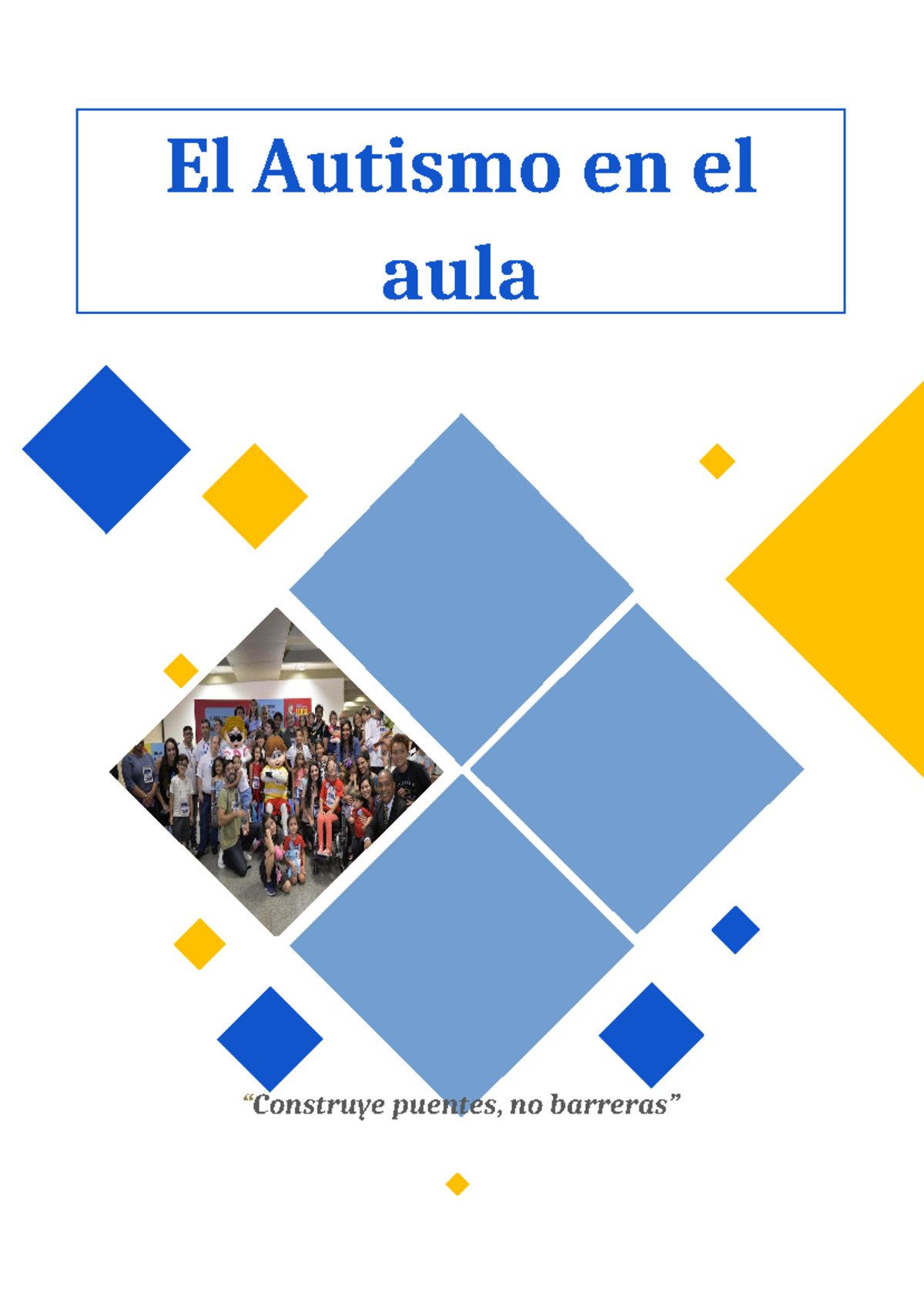 Manual de Inclusión: El Autismo en el Aula (TEA) - Studocu