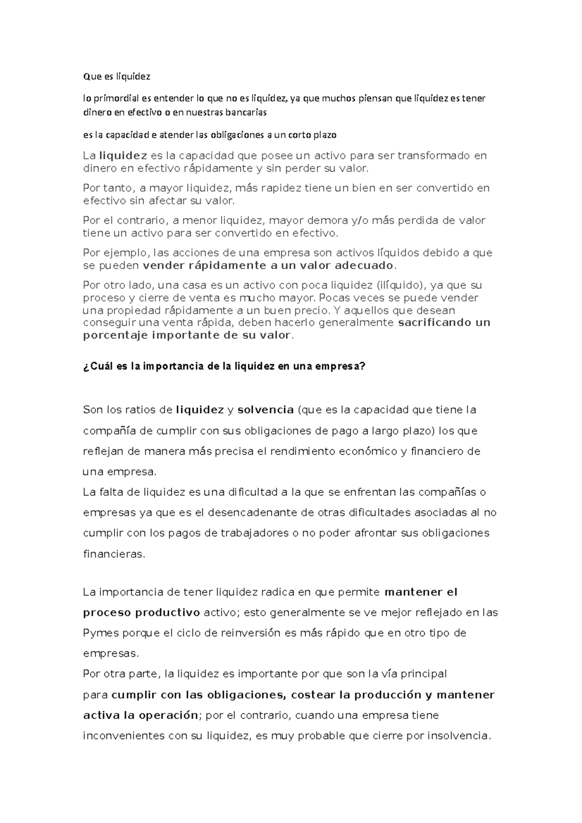 que es la liquidez 👉🏻¿𝐂𝐮á𝐥 𝐞𝐬 𝐥𝐚 𝐩𝐫𝐢𝐧𝐜𝐢𝐩𝐚𝐥 𝐝𝐢𝐟𝐞𝐫𝐞𝐧𝐜𝐢𝐚 𝐞𝐧𝐭𝐫𝐞  𝐋𝐈𝐐𝐔𝐈𝐃𝐄𝐙 𝐘 𝐒𝐎𝐋𝐕𝐄𝐍𝐂𝐈𝐀⁉️ 𝐋𝐢𝐪𝐮𝐢𝐝𝐞𝐳 𝐞𝐬  𝐬𝐨𝐛𝐫𝐞𝐯𝐢𝐯𝐢𝐫 𝐡𝐨𝐲, 𝐒𝐨𝐥𝐯𝐞𝐧𝐜𝐢𝐚 𝐞𝐬… | Juan Ramiro Tovar main image 1