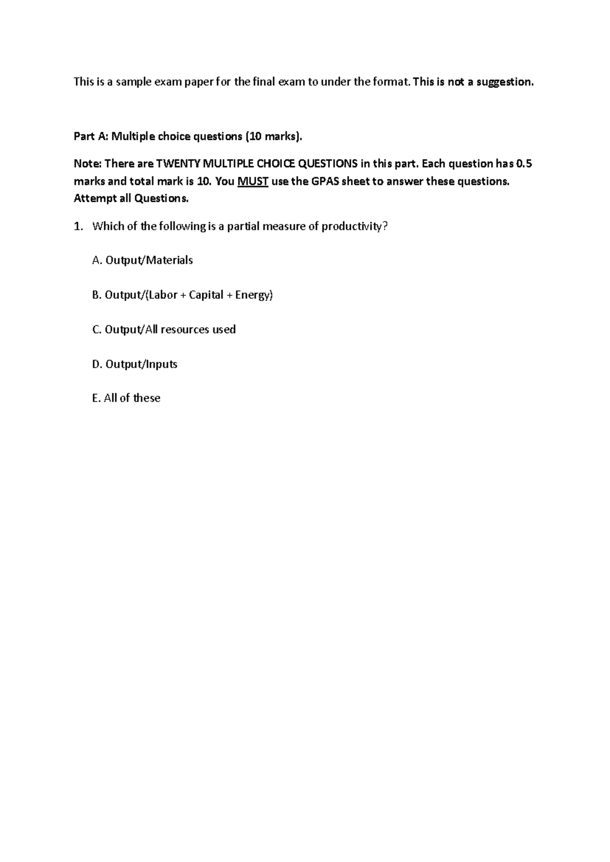 Final exam 2018, questions and answers - This is a sample exam paper ...
