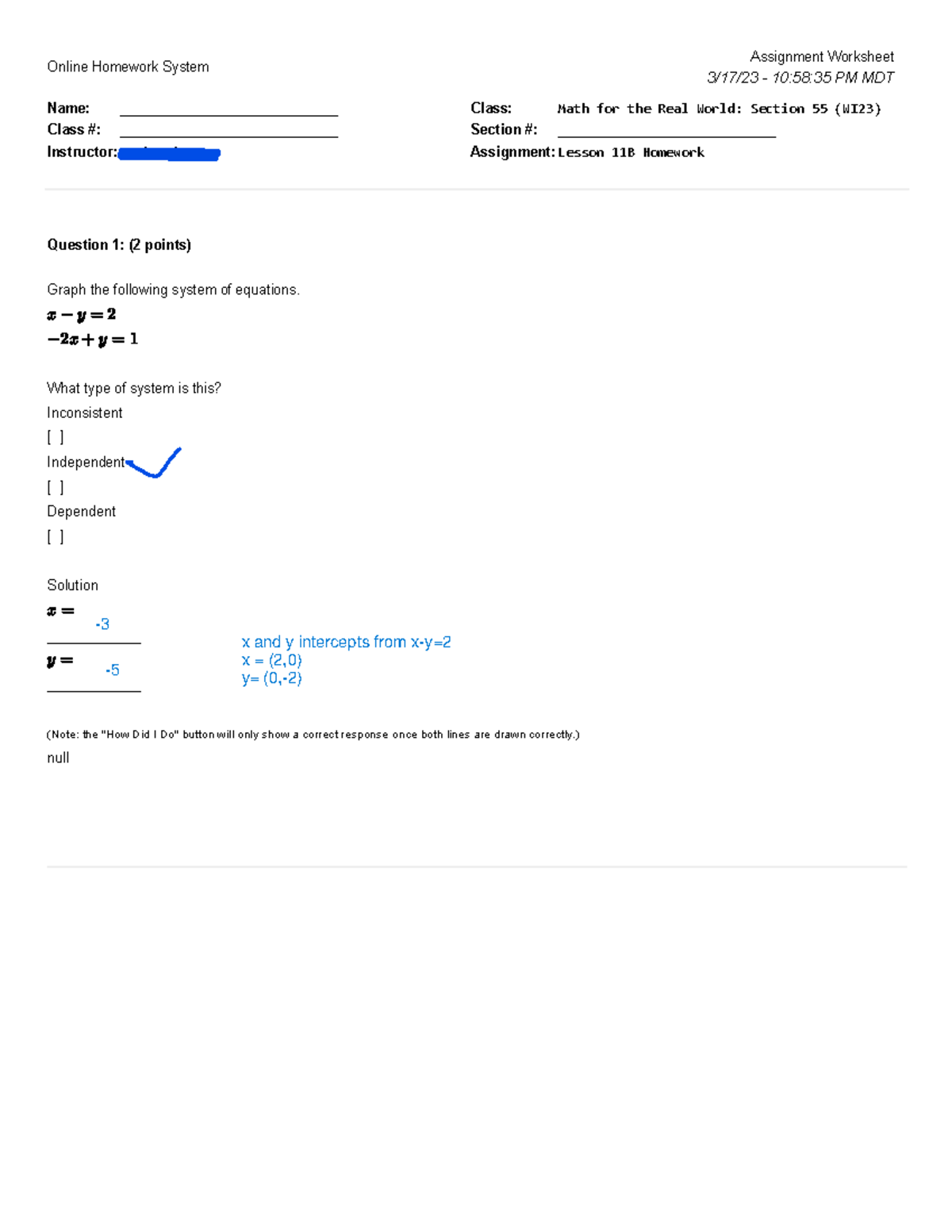 Math108x Lesson 11B Homework Assignment and Questions - Studocu