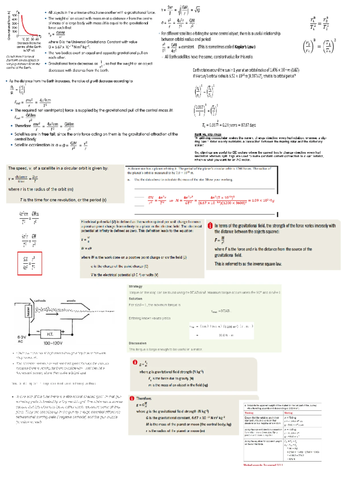 Unit 2 Cheat Sheet: Motion, Forces, and Energy Concepts in Physics ...