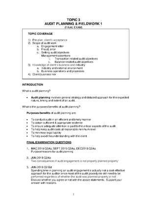 Assignment AUD339- Azlan - FACULTY OF ACCOUNTANCY DIPLOMA IN ...